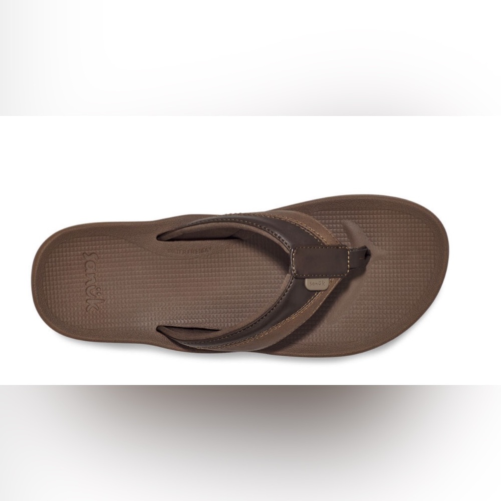MENS  SANUK COSMIC SEAS H2O BROWN SANDAL SIZE 12           New with tags… - Picture 6 of 12